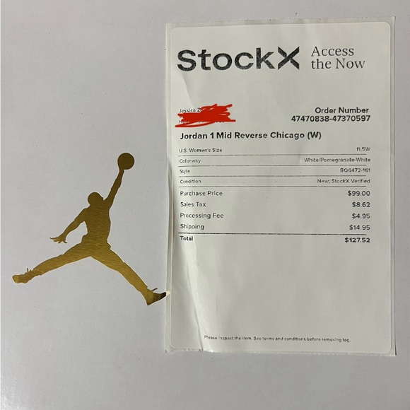 Jordan 1 Mid Reverse Chicago - Picture 2 of 2